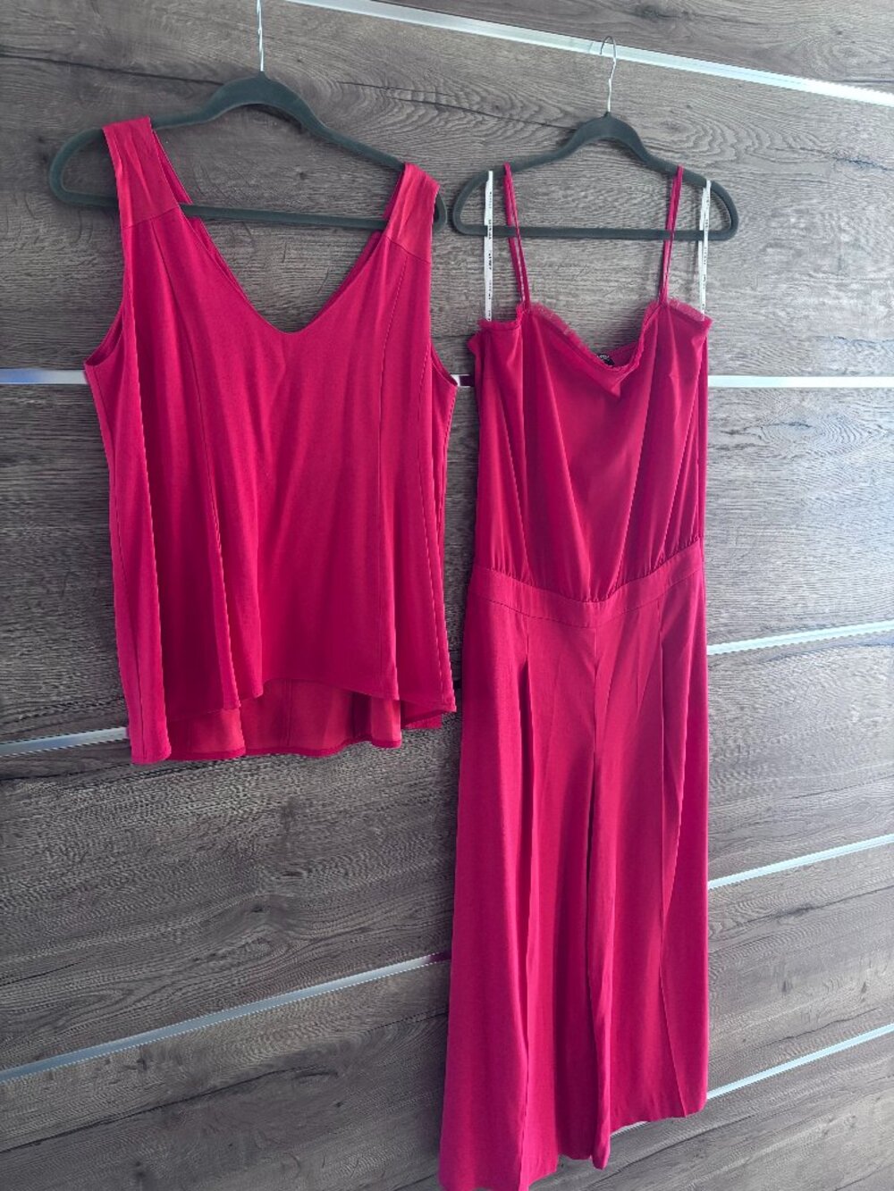 Twinset Red 2 piece Top & Jumpsuit - Size 46IT - Size 10/LG US